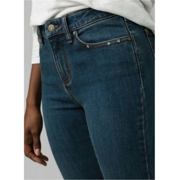 PrAna Sienna Stretchy Jeans in True Blue Organic Cotton Women's Size 8/29 - Picture 3 of 12